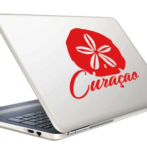Curacao Sand Dollar Vinyl Laptop Macbook Decal Sticker