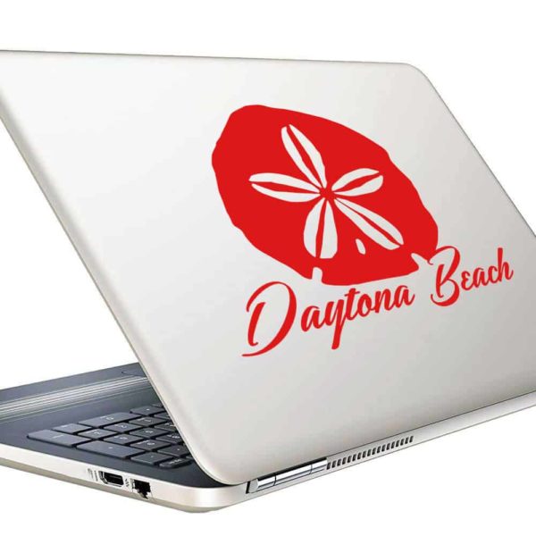 Daytona Beach Sand Dollar Vinyl Laptop Macbook Decal Sticker