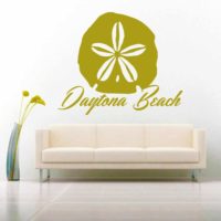 Daytona Beach Sand Dollar Vinyl Wall Decal Sticker