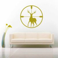 Deer Hunting Scope Vinyl Wall Decal Sticker