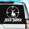 Deer Sniper Deer Hunting Scope Vinyl Car Window Decal Sticker