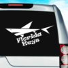 Florida Keys Shark Vinyl Car Window Decal Sticker