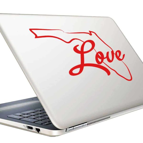 Florida Love Vinyl Laptop Macbook Decal Sticker