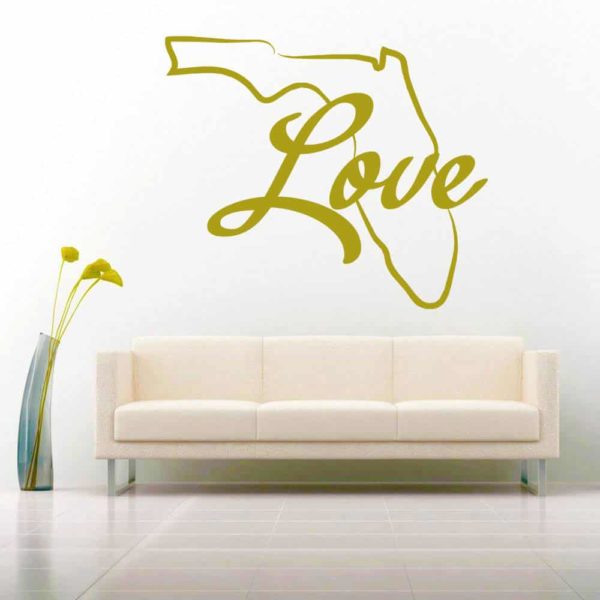 Florida Love Vinyl Wall Decal Sticker