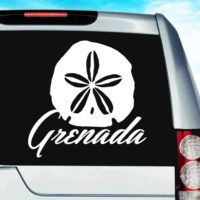 Grenada Sand Dollar Vinyl Car Window Decal Sticker
