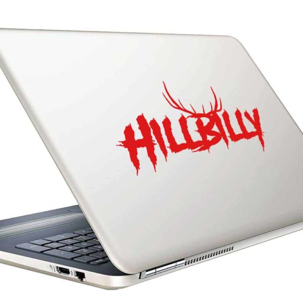 Hillbilly Antlers Vinyl Laptop Macbook Decal Sticker