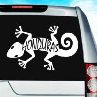 Honduras Lizard Vinyl Car Window Decal Sticker