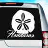 Honduras Sand Dollar Vinyl Car Window Decal Sticker