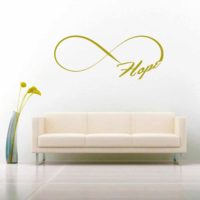 Hope Infinity Vinyl Wall Decal Sticker