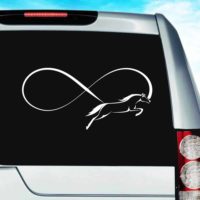 Horse Infinity Vinyl Car Window Decal Sticker
