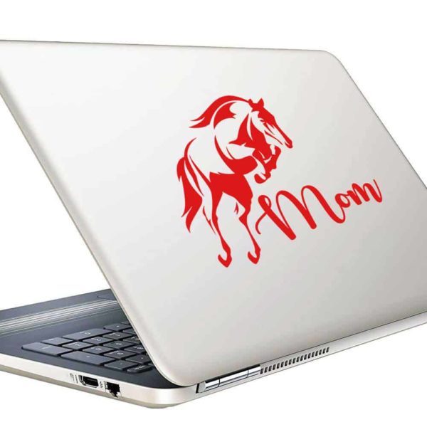Horse Mom Vinyl Laptop Macbook Decal Sticker