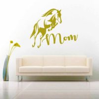 Horse Mom Vinyl Wall Decal Sticker