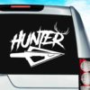 Hunter Antlers Arrow Tip Vinyl Car Window Decal Sticker