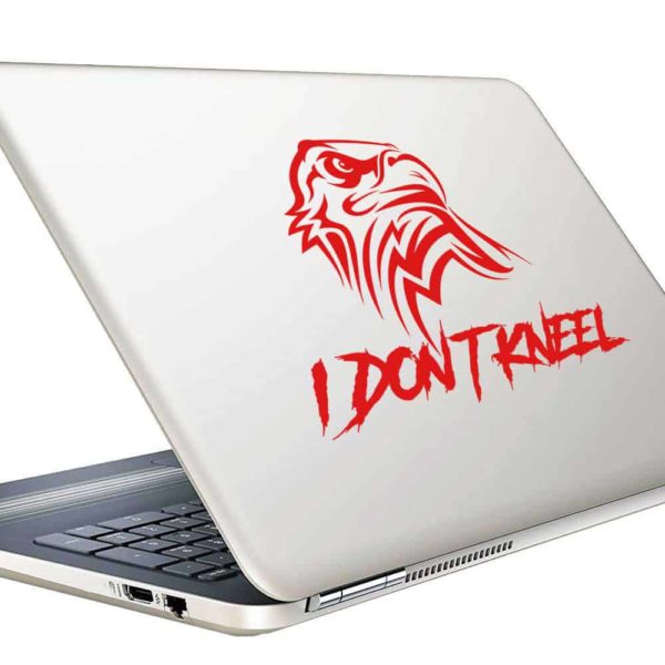 I Dont Kneel Eagle Vinyl Laptop Macbook Decal Sticker