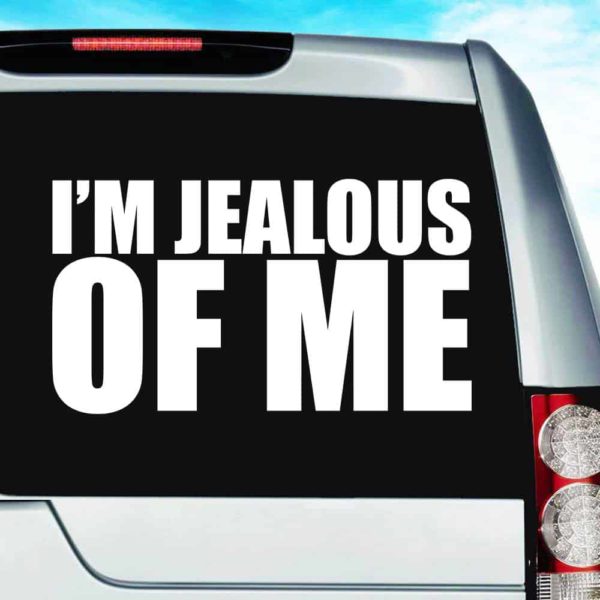 Im Jealous Of Me Vinyl Car Window Decal Sticker