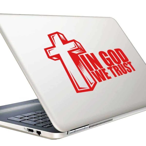 In God We Trust Vinyl Laptop Macbook Decal Sticker