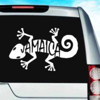 Jamaica Lizard Vinyl Car Window Decal Sticker