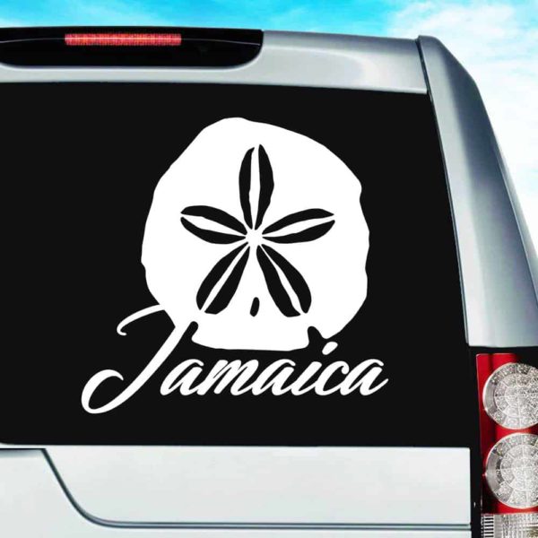 Jamaica Sand Dollar Vinyl Car Window Decal Sticker