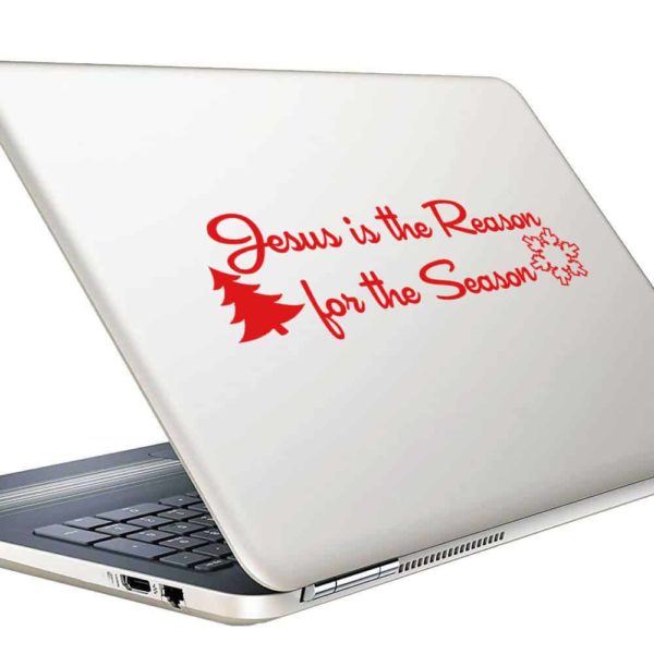 Jesus Is The Reason For The Season Vinyl Laptop Macbook Decal Sticker