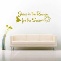 Jesus Is The Reason For The Season Vinyl Wall Decal Sticker