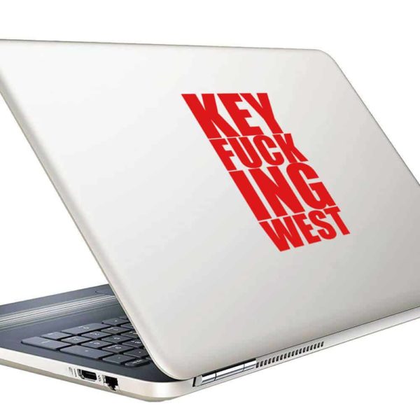 Key Fucking West Vinyl Laptop Macbook Decal Sticker