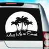 Meet Me At Sunset Vinyl Car Window Decal Sticker