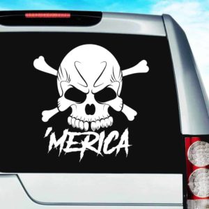 Choose Color Size Patriotic America Decal /'Merica Decal Sticker