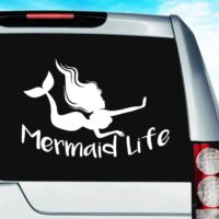 Mermaid Life Vinyl Car Window Decal Sticker