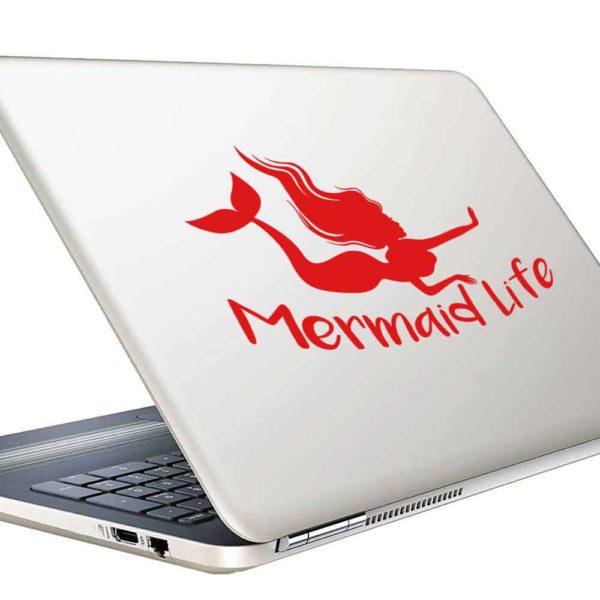 Mermaid Life Vinyl Laptop Macbook Decal Sticker