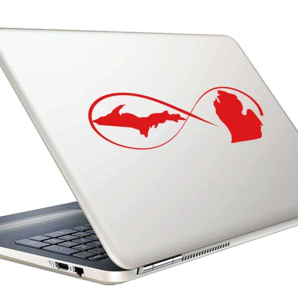 Michigan Infinity Forever Vinyl Laptop Macbook Decal Sticker
