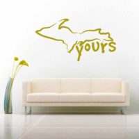 Michigan Up Yours Vinyl Wall Decal Sticker