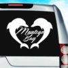 Montego Bay Dolphin Heart Vinyl Car Window Decal Sticker