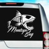 Montego Bay Jamaica Fish Skeleton Vinyl Car Window Decal Sticker