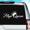 Nap Queen Vinyl Car Window Decal Sticker