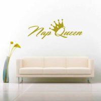 Nap Queen Vinyl Wall Decal Sticker