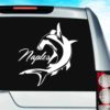 Naples Florida Hammerhead Shark Vinyl Car Window Decal Sticker