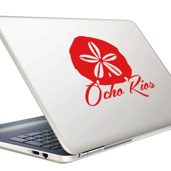 Ocho Rios Sand Dollar Vinyl Laptop Macbook Decal Sticker