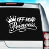 Off Road Princess Vinyl Car Window Decal Sticker