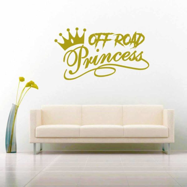 Off Road Princess Vinyl Wall Decal Sticker