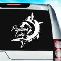 Panama City Florida Hammerhead Shark Vinyl Car Window Decal Sticker