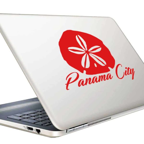Panama City Florida Sand Dollar Vinyl Laptop Macbook Decal Sticker