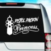 Pistol Packin Princess Vinyl Car Window Decal Sticker