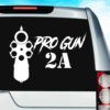 Pro Gun Second Amendment 2a Vinyl Car Window Decal Sticker