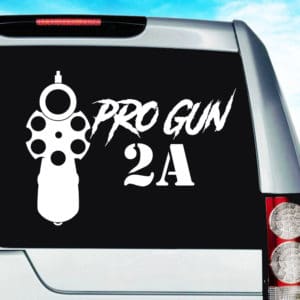 Savage Firearms Decal - 2 Stickers BOGO - 7.5" X 1.8" Vinyl For Car Window, Bumper, Laptop
