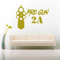 Pro Gun Second Amendment 2a Vinyl Wall Decal Sticker
