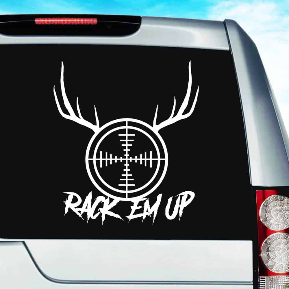 2x Winchester Black Vinyl Decals – Duck Hunting Gun Or Rifle Storage Case Stickers