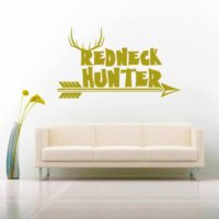 Redneck Hunter Bowhunting Arrow Vinyl Wall Decal Sticker