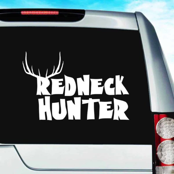 Redneck Hunter Vinyl Car Window Decal Sticker