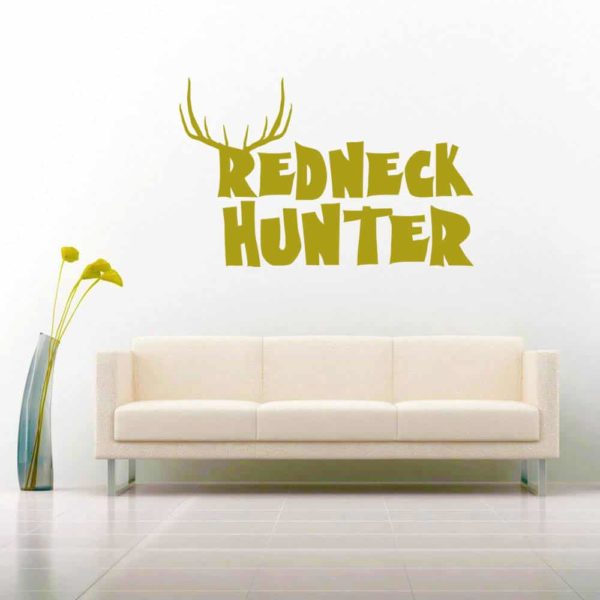 Redneck Hunter Vinyl Wall Decal Sticker