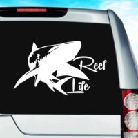 Reef Life Shark Vinyl Car Window Decal Sticker